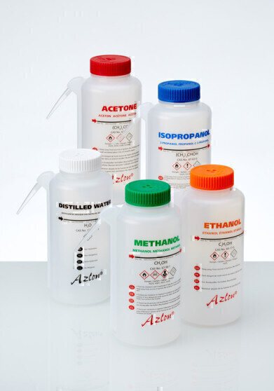 Introducing the new Azlon Round Integral Wash Bottle